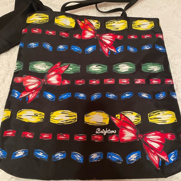 NWOT Brighton Bow Tote w/ Bright Jewel Print - Picture 3 of 4